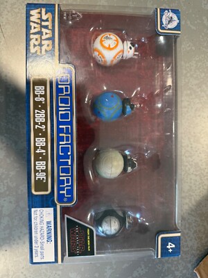 Star Wars Disney Droid Factory 4 Pack The Last Jedi BB-8 2BB-2 BB-4 BB-9E Set