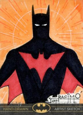 DC Batman The Legend Sketchkarte von Jon Racimo