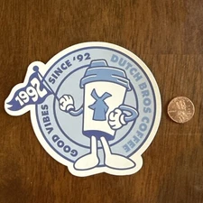 DUTCH Bros STICKER Florida GRAND Opening EXCLUSIVE Cup FLAG COFFEE