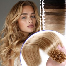 Fusion Pre Bonded Keratin Nail U Tip 100 Remy Human Real Hair Extensions 200PCS