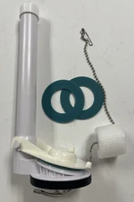 One Piece 2.5 inch Durvati Flush Valve with Buoy Flapper and 2 Extra Seals