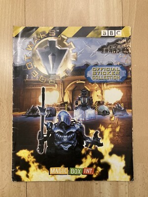 BBC RARE Robot Wars Official Sticker Collection By Magic Box Int Complete 