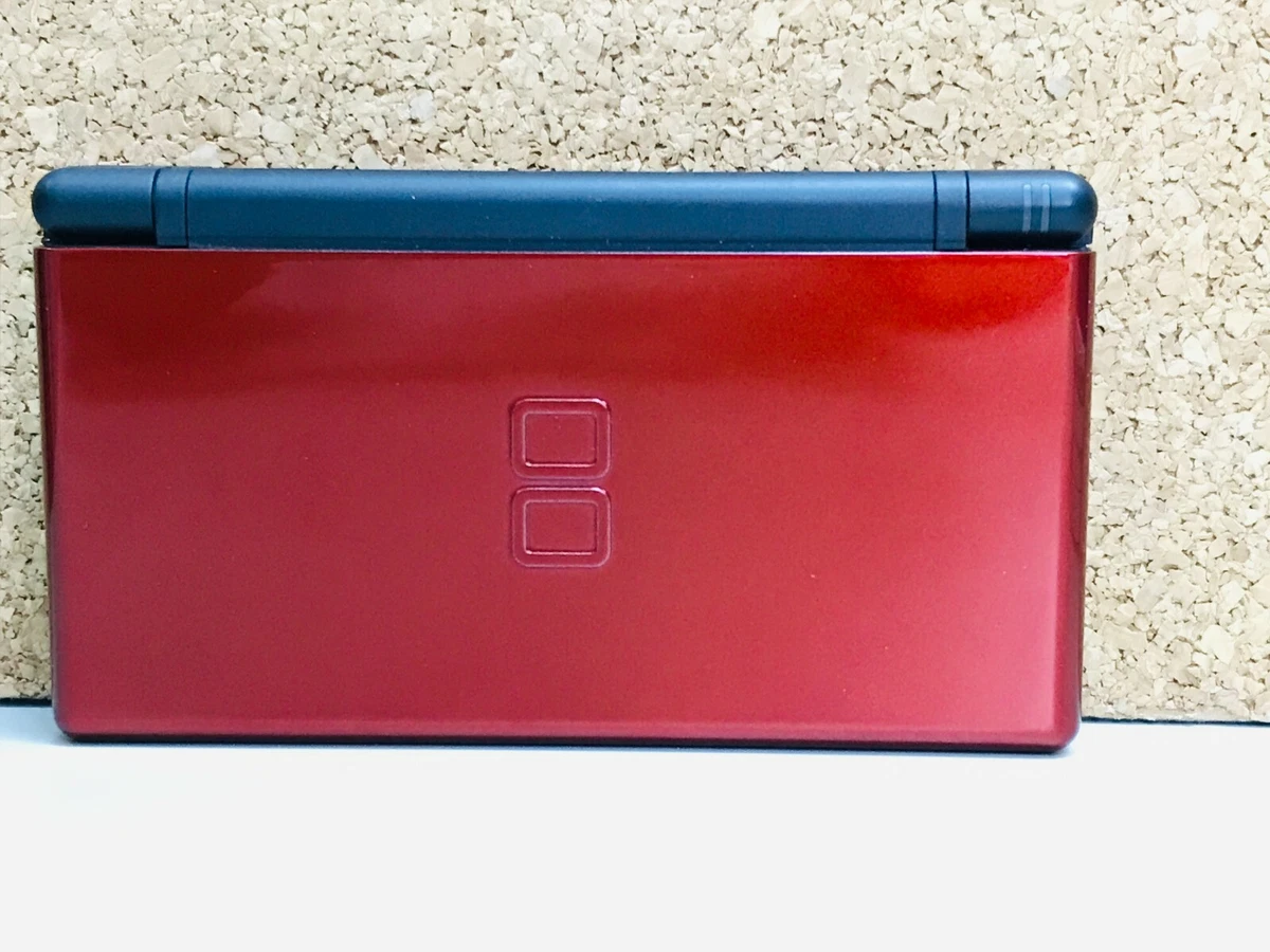 Nintendo DS Lite Console Red Black English Good Condition Japan