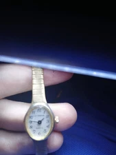 Vintage La Marque Wrist Watch Mechanical Gold Tone Ladies Dress Bracelet Repair