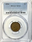 1894 Indian Head Cent - PCGS XF45 - Better Date Choice XF Nice Original Penny