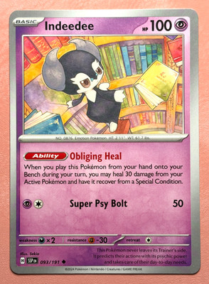 Indeedee~ Cute Pink Pokemon Cards~ Pretty in Pink & Pastel Gallery~ Cute Pokemon