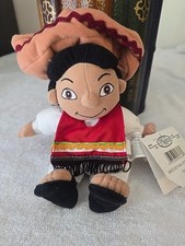 DISNEYLAND EXCLUSIVE IT'S A SMALL WORLD MEXICAN BOY DOLL 9" BEAN BAG PLUSH