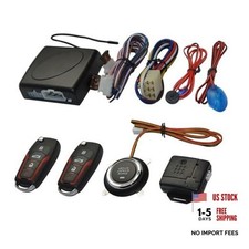 Keyless Entry Car Alarm System with Remote Start Starter and Push Engine Start