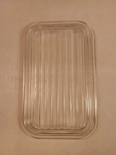Vintage Pyrex 502-C Replacement LID ONLY Ribbed Glass Refrigerator Dish VGC
