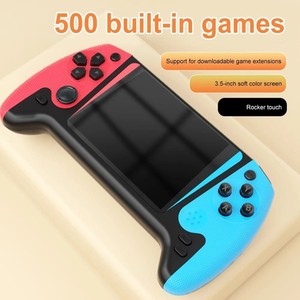Retro Handheld Game Console 3.5" LCD Screen Built-In 500 Games Portable Gaming
