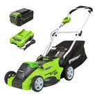 Cordless Push Lawn Mower Battery Powered Grass Cutter