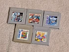 5  Nintendo Original GAME BOY Games! T2 KILLER INSTINCT TOP GUN WAVE RACE TRACK