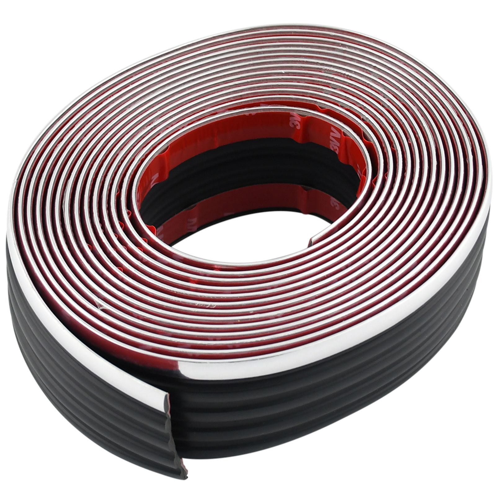 Fits Truck Pick up Protector Guard Roll Chrome Body Side Molding Belt D31 FL