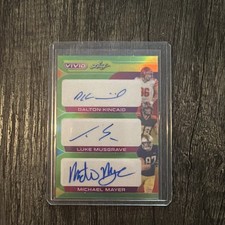 2023 Leaf Vivid Green Luke Musgrave Dalton Kincaid Michael Mayer  RC AUTO's 3/4