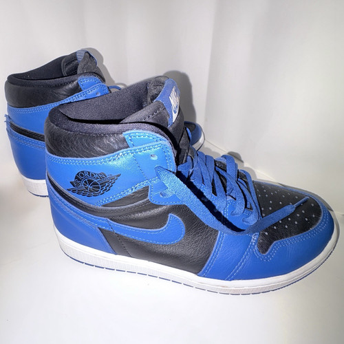 Air Jordan Men's High-Top Leather retro High OG Dark Marina blue Sneakers