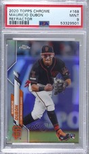2020 Topps Chrome Refractor Mauricio Dubon #168 PSA 9 MINT 8d2