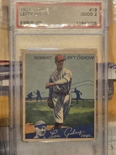 1934 GOUDEY#19 LEFTY GROVE PSA 2
