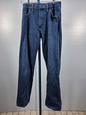 Vintage Wrangler 13mwz Made in USA Blue Jeans Tag Size 32x32 Cowboy Cut Western