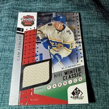 2025-26 Upper Deck SP Game Used Cam Fowler NHL Winter Classic Fabrics Jersey