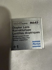  Unused MAMIYA Diopter Lens 1 M645 Super Waist Level Finder From JAPAN