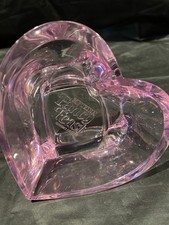Purina Fancy Feast Cat Food Acrylic Heart Shaped Food Dish