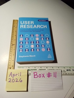 User Research : Improve Product and Service Design and Enhance...PB Book 