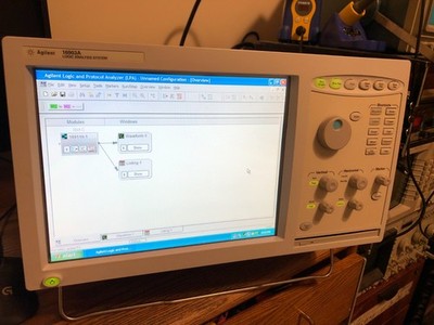Agilent 16903A Logic Analyzer 68 Channel 4 GHz Timing 250 MHz State v 05.90.1110