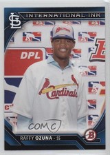 2016 Bowman International Ink Blue 87/150 Raffy Ozuna #II-RO z6b