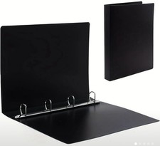Black Binder Four Rings
