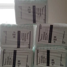 5 Packs-Cardinal Health Wings Underpads, 10 Count, 30 x 36-inch, Blue Backsheet