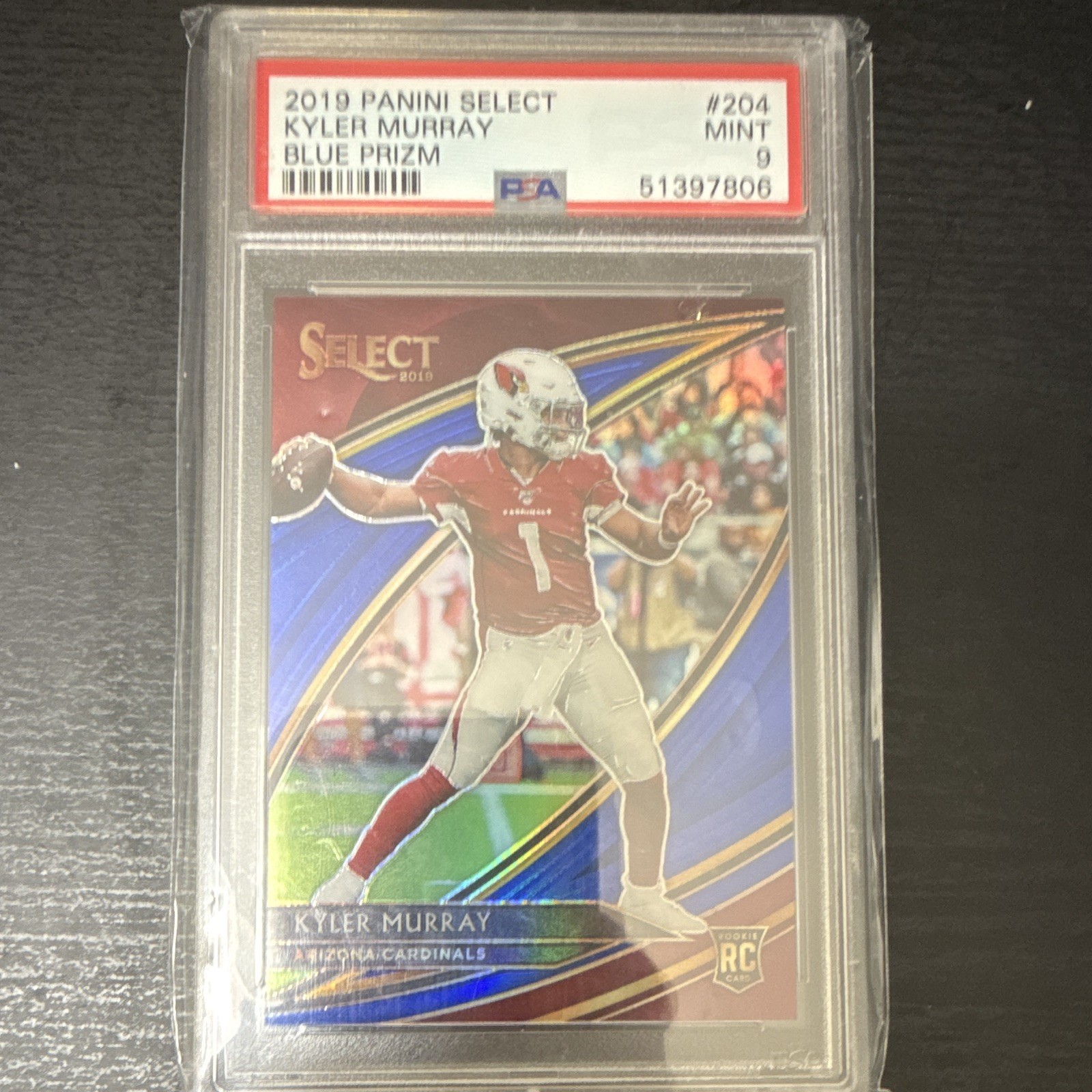 Panini 2019 Select Kyler Murray Field Level Blue Prizm Rookie PSA 9 /75