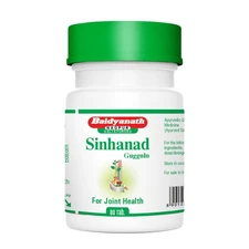 6X Baidyanath Asli Ayurved Sinhanad Guggulu for Gout - 80 Tablets