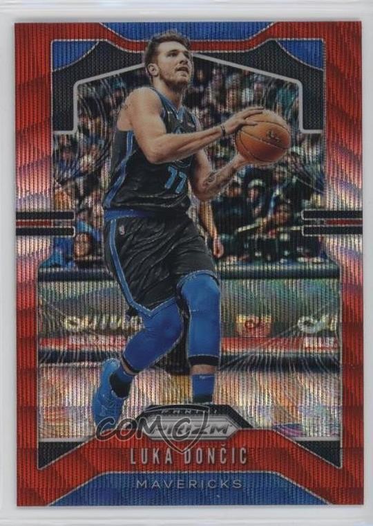 2019-20 Panini Prizm Ruby Wave Prizm Luka Doncic Luka Dončić #75 2h5