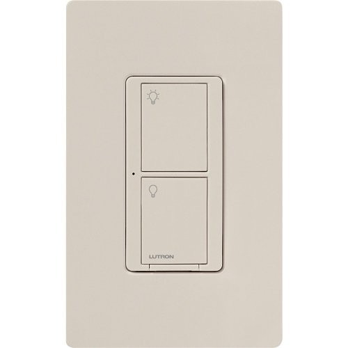 Lutron PD-6ANS-LA Caseta Wireless Multi-Location In-Wall Switch, Light Almond