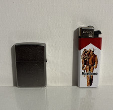 Zippo Lighter Bradford PA Made in USA w/ Marlboro Cowboy Lighter Untested