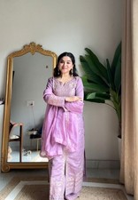 WEDDING SHARARA GHARARA PLAZZO SUIT READYMADE PUNJABI PLAZZO SUIT