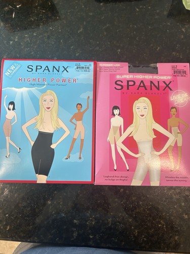 2 Pares NUEVOS CON ETIQUETAS SPANX Mujer Calzoncillos Higher Power Cintura Alta Panty Control Abdomen Talla E - Imagen 3 de 6