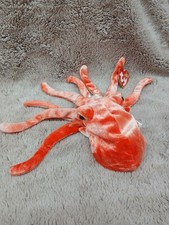 ty Beanie Baby "Wiggly" Squid Bean Plush Toy 2000