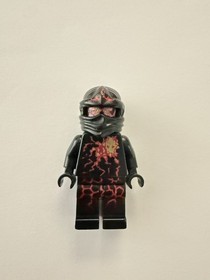 LEGO Ninjago NRG Cole Minifigure with Spinner Weapons Cards 90% Complete 9572 