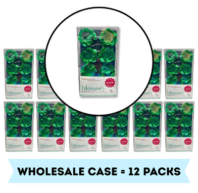 Wholesale Blossom Flower Candy Cups 12 Pack Case: Green 50% OFF Retail