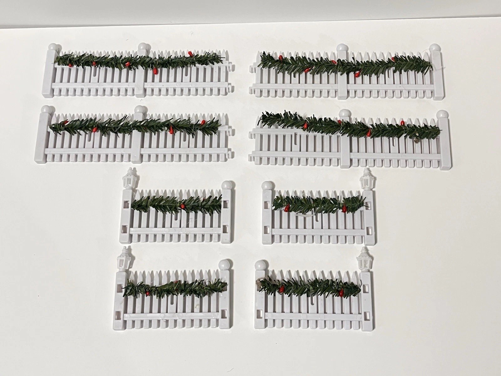 Village Picket Fence Holiday Times White Christmas Town