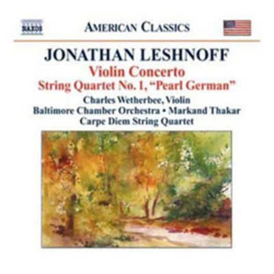 Jonathan Leshnoff Jonathan Leshnoff: Violin Concerto/String Quartet No. 1 (CD)