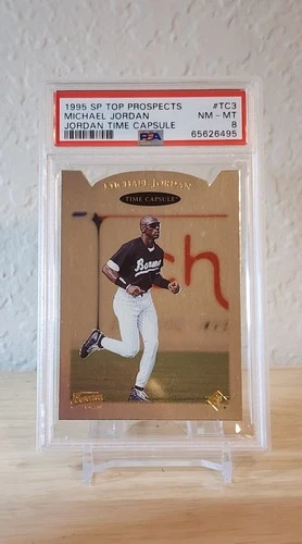 1995 SP Top Prospects #TC3 Michael Jordan Jordan Time Capsule PSA 8