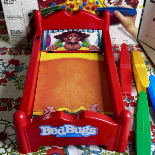 Vintage 1985 BED BUGS Skill Game #4509 Complete & Tested ~ Milton Bradley - Picture 4 of 13