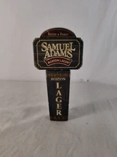 Samuel Adams Boston Lager Blue Red Beer Tap Handle Wood 6" Alcohol Bar Decor