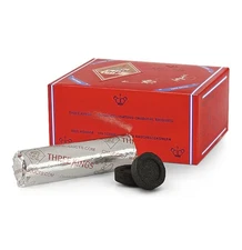 Three kings  40MM Charcoal Box 100pc Box of Quick-Light Shisha coals for Hookah