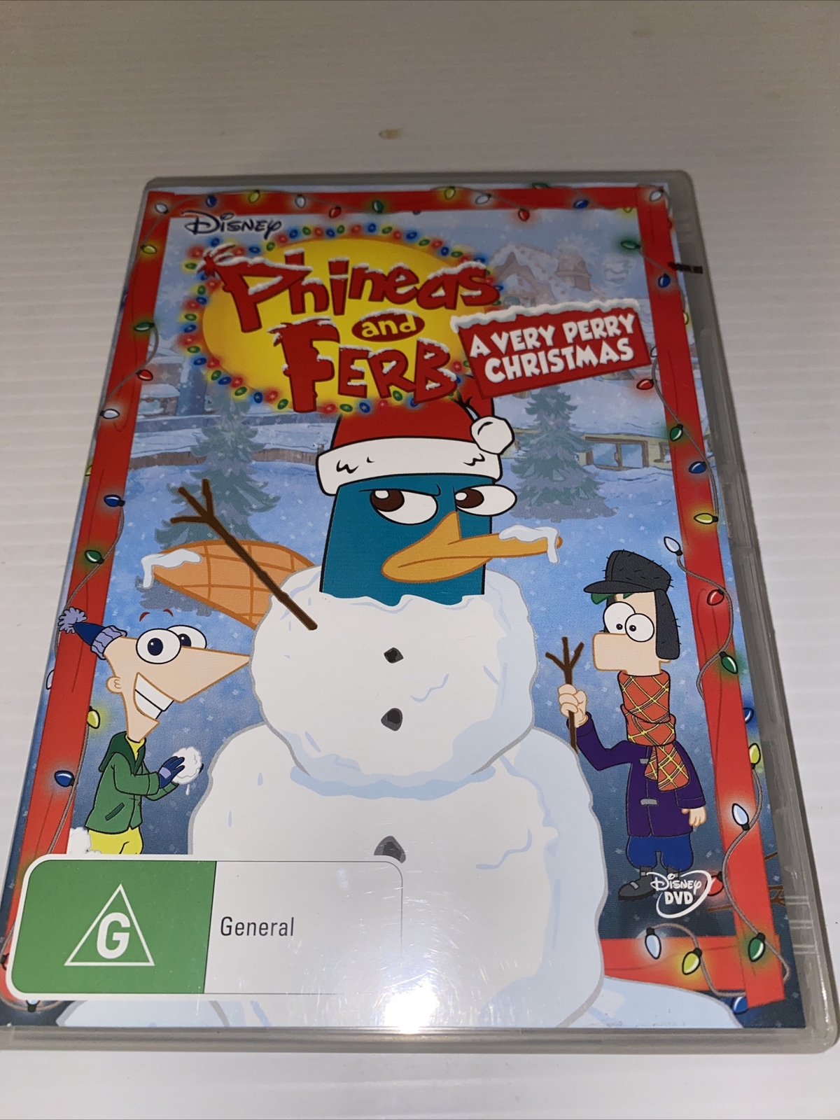 PHINEAS AND FERB A VERY PERRY CHRISTMAS Dvd NEAR MINT Free Post