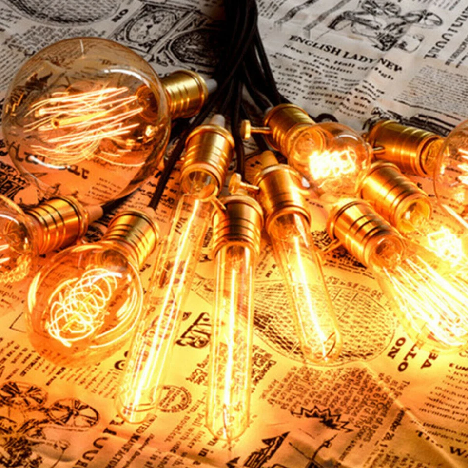 Vintage Industrial Retro Edison LED Bulb Light Lamp E27 220V 40W Home Bar Decor - Image 4 of 4