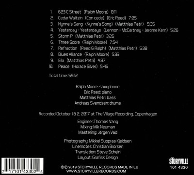 MATTHIAS PETRI/ERIC REED/RALPH MOORE/ANDREAS SVENDSEN PRISM NEW CD
