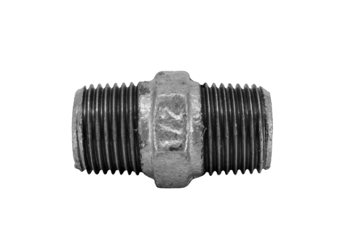 Galvanised Malleable Iron Hex Nipple 15mm - 50mm (1/2" - 2") - Picture 5 of 21